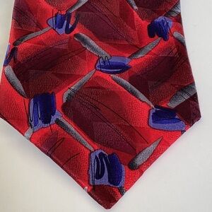 Vintage J. Garcia Red Room Collection Thirty-Two 100% Silk Tie
